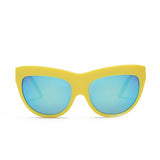 Cat Eye Frame Sunglasses Spitfire Yellow Color