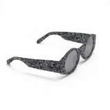 Skeletal Framed  Sunglasses for Women in White Shade